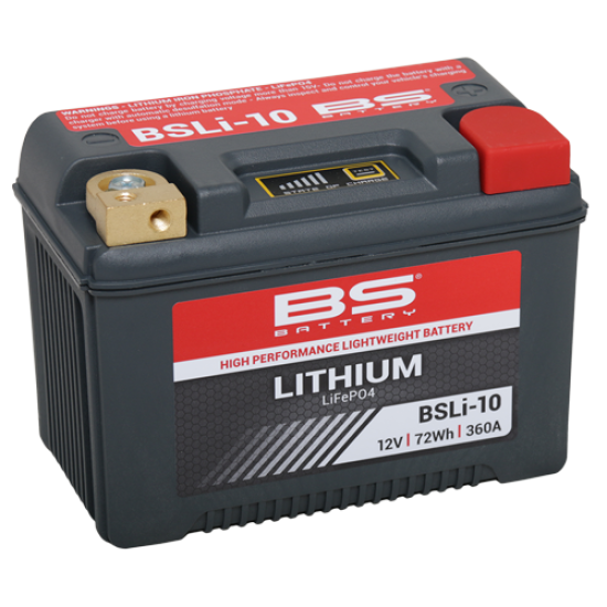 Акумулятор BS LIFEPO4 BSLI-10	(148 x 86 x 105) (12.8V 6Ah (72Wh) сірий 																													