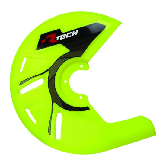 RTech Universal Brake Disk Protector Front Neon Yellow